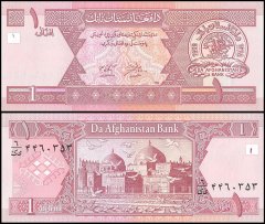 Afghanistan 1 Afghani Banknote, 2002, P-64, UNC
