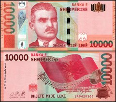 Albania 10,000 Leke Banknote, 2019, P-81, UNC