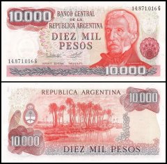 Argentina 10,000 Pesos Banknote, 1976-1983 ND, P-306a.3, UNC