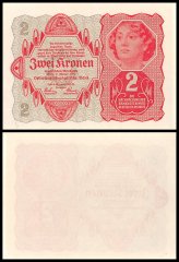 Austria 2 Kronen Banknote, 1922, P-74, UNC