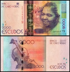 Cape Verde 2,000 Escudos Banknote, 2014, P-74, UNC