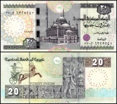 Egypt 20 Pounds Banknote, 2020, P-74e, UNC