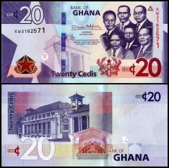Ghana 20 Cedis Banknote, 2019, P-48a.1, UNC