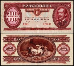 Hungary 100 Forint Banknote, 1993, P-174b, Used