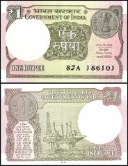 India 1 Rupee Banknote, 2016, P-117b, UNC
