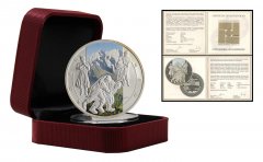 Armenia 1,000 Dram Silver Coin, 2013, Mint,  Martial Arts, Building