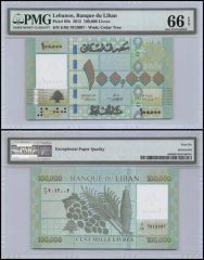 Lebanon 100,000 Livres, 2012, P-95b, PMG 66