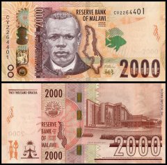 Malawi 2,000 Kwacha Banknote, 2021, P-70, UNC