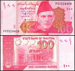 Pakistan 100 Rupees Banknote, 2018, P-48m, UNC