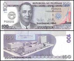Philippines 100 Piso Banknote, 2011, P-212B, UNC