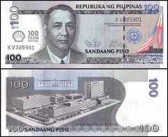 Philippines 100 Piso Banknote, 2013, P-219, UNC