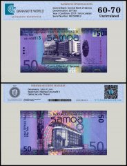 Samoa 50 Tala Banknote, 2017 ND, P-41c, UNC, TAP 60-70 Authenticated