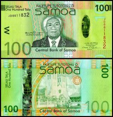 Samoa 100 Tala Banknote, 2008 ND, P-43a, UNC