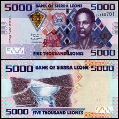 Sierra Leone 5,000 Leones Banknote, 2018, P-32d, UNC