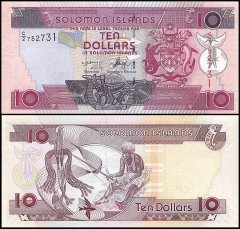 Solomon Islands 10 Dollars Banknote, 2006, P-27, UNC