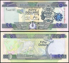 Solomon Islands 50 Dollars Banknote, 2005, P-29, UNC
