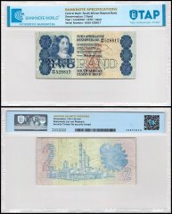 South Africa 2 Rand Banknote, 1978 ND, P-118a, Used, TAP Authenticated