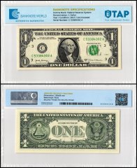 United States of America - USA 1 Dollar Banknote, 2017, P-544a.2, UNC, TAP Authenticated
