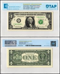 United States of America - USA 1 Dollar Banknote, 2017, P-544a.2z, UNC, Replacement/Star, TAP Authenticated