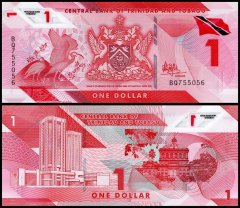 Trinidad & Tobago 1 Dollar Banknote, 2020, P-60, UNC, Polymer