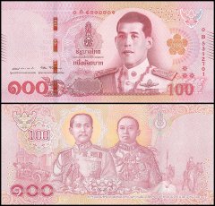 Thailand 100 Baht Banknote, 2018, P-137, UNC