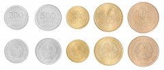 Vietnam 200 - 5,000 Dong, 5 Piece Coin Set, 2003, Mint