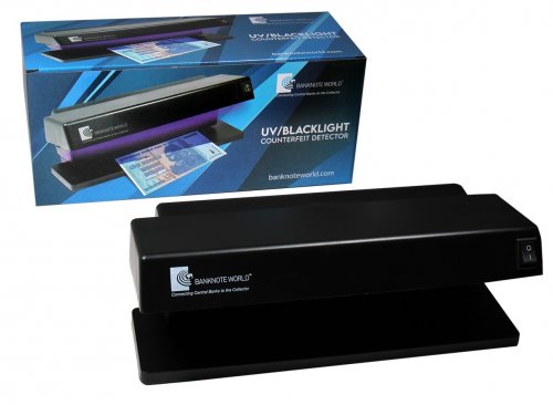 Banknote World UV Light - Ultraviolet Counterfeit Currency Detector, Large