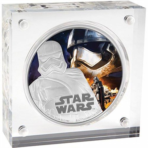 Niue Disney Star Wars 2 Dollars 1oz Silver Coin, 2016, The Force Awakens-Captain Phasma