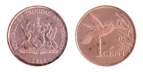 Trinidad & Tobago 1 Cent - 1 Dollar 6 Coin Set, 1979-2012,KM # 29-33,Mint,Holder