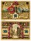 Rosenheim 5-50 Pfennig 6 Pieces Notgeld Set, 1921, Mehl #1134.2, UNC