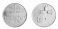 Israel 1 Agora - 1 Lira, 6 Pieces Coin Set, 1971, with Star of David, KM #24-47, Mint