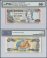 Bahamas 1/2 Dollar, 2001, P-68, Queen Elizabeth II, PMG 66