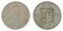 Fiji 1 Florin Coin, 1965, KM #24, F-Fine, Queen Elizabeth II, Coat of Arms