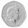 Guernsey 20 Pence Coin, 2012, KM #90, Mint, Queen Elizabeth II, Cogwheel