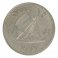 Fiji 1 Shilling Coin, 1961, KM #23, VF-Very Fine, Queen Elizabeth II, Boat