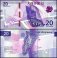 Macau 20 Patacas Banknote, 2020, P-91, UNC