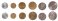 Israel 1 Agora-1 Lira, 6 Pieces Coin Set, 1968, KM # 24-47, Mint