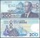Morocco 200 Dirhams Banknote, 1987, P-66d, UNC