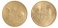 Serbia 5 Dinars 5.78g Brass Plated Steel Coin, 2014, KM # 56a, Mint, Building