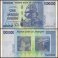 Zimbabwe 1 Million Dollars Banknote, 2008, P-77, Used