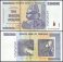 Zimbabwe 10 Billion Dollars Banknote, 2008, P-85, Used, Replacement