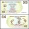 Zimbabwe 500 Dollars Bearer Cheque, 2006, P-43, UNC
