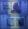 Zimbabwe 1 Dollar Banknote, 2007, P-65, UNC, 50 & 100 Trillion Series