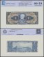 Brazil 1 Cruzeiro Banknote, 1954-1958 ND, P-150d, UNC, TAP 60-70 Authenticated