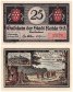 Kahla 25-50 Pfennig 2 Pieces Notgeld Set, 1921, Mehl #668.3a, UNC