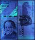 Venezuela 10,000 Bolivar Fuerte Banknote, 2017, P-98bz, Used, Replacement
