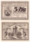 Ronneburg 5 - 50 Pfennig 4 Pieces Notgeld Set, 1921, Mehl #1133, UNC