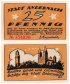 Andernach 25-50 Pfennig 2 Pieces Notgeld Set, 1920, Mehl #32.1a, UNC