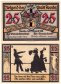 Apolda 25 Pfennig 6 Pieces Notgeld Set, 1921, Mehl #36.2, UNC