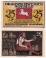 Braunschweig 10-75 Pfennig 4 Pieces Notgeld Set, 1921, Mehl #155.1, UNC